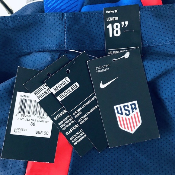 Hurley 30 Swim Trunks Board Shorts Flaw NWT Y10 - Picture 2 of 7